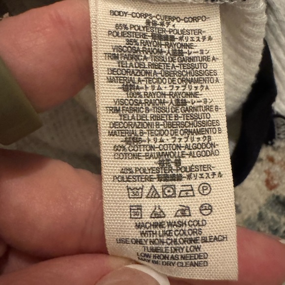 Free People Auxton Wrap Floral Top Black/White 90’s Boho Cottagecore Festival - Picture 10 of 13